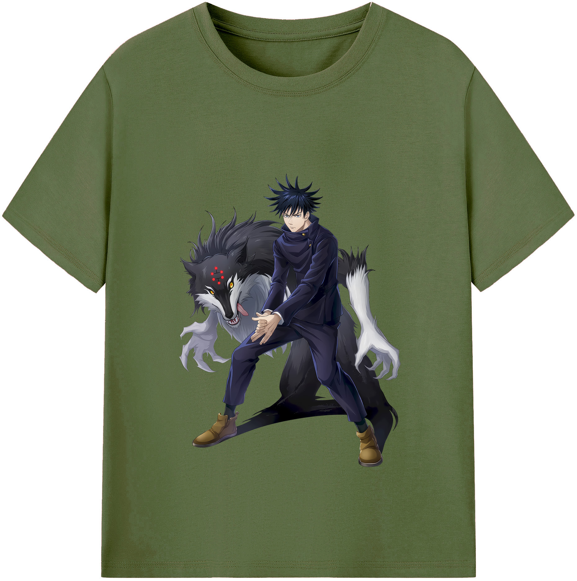 （画像用） 呪術廻戦 Jujutsu Kaisen 綿100％半袖Tシャツ（フロントプリント）
